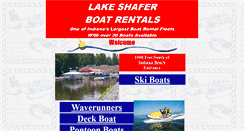 Desktop Screenshot of lakeshaferboatrentals.com
